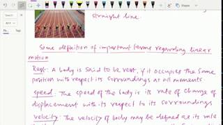 Engineering mechanics : - ( Linear motion ; Introduction ) - 51. Engineering Mechanics Linear Motion Basics