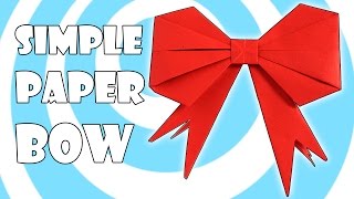 Origami Gift Bow / Ribbon ⧑ ( Easy Video Instructions) Origami Gift Bow / Ribbon ⧑ ( Easy Video Instructions)