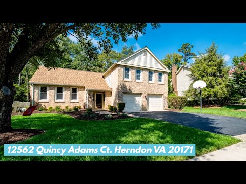 12562 Quincy Adams Ct, Herndon, VA home video tour