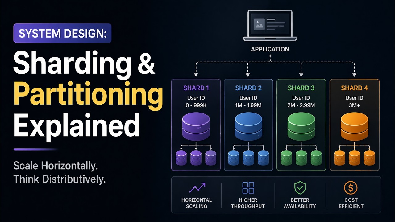 System Design: Sharding & Partitioning Explained - YouTube