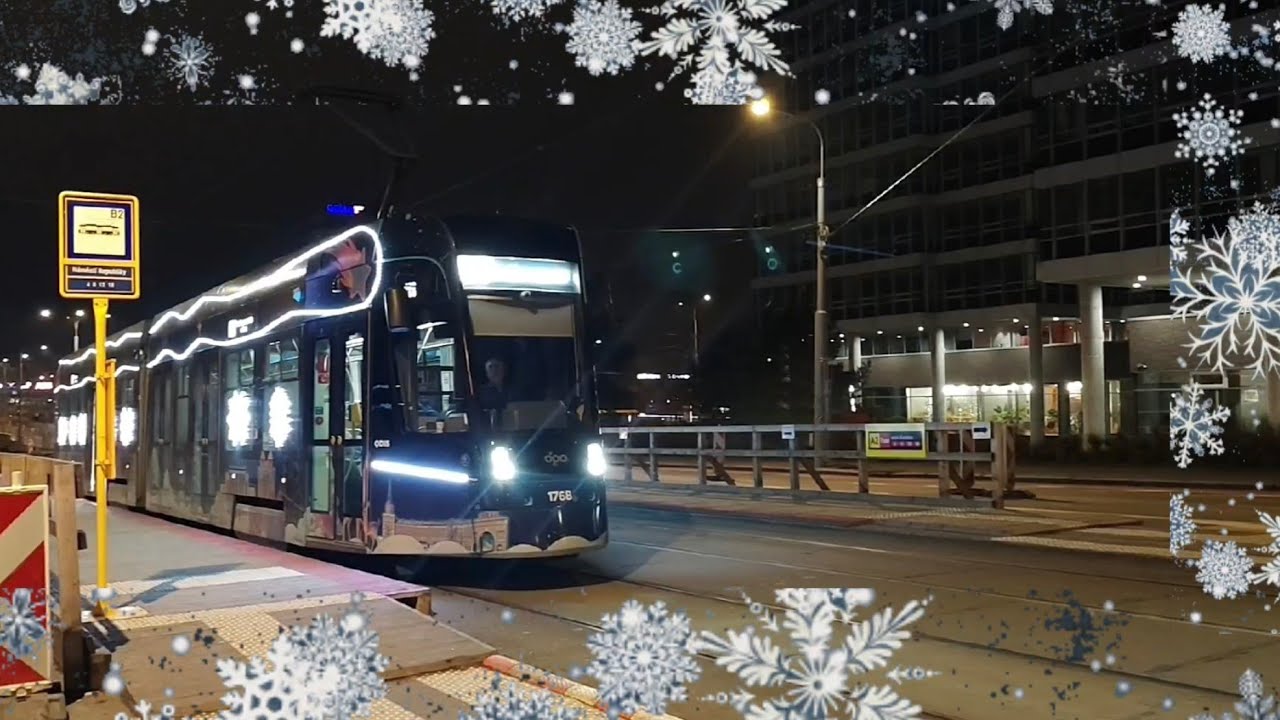 II. Speciál Vánoční tramvaj na Lince 8 DPO Ostrava 25.12. 2025