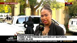 Maponya Funeral | Family, friends gather at Maponya's home