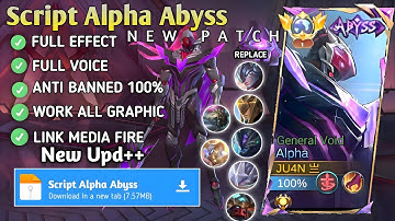 Script Alpha Abyss - General Void No Password | Full Effect Voice | New Patch