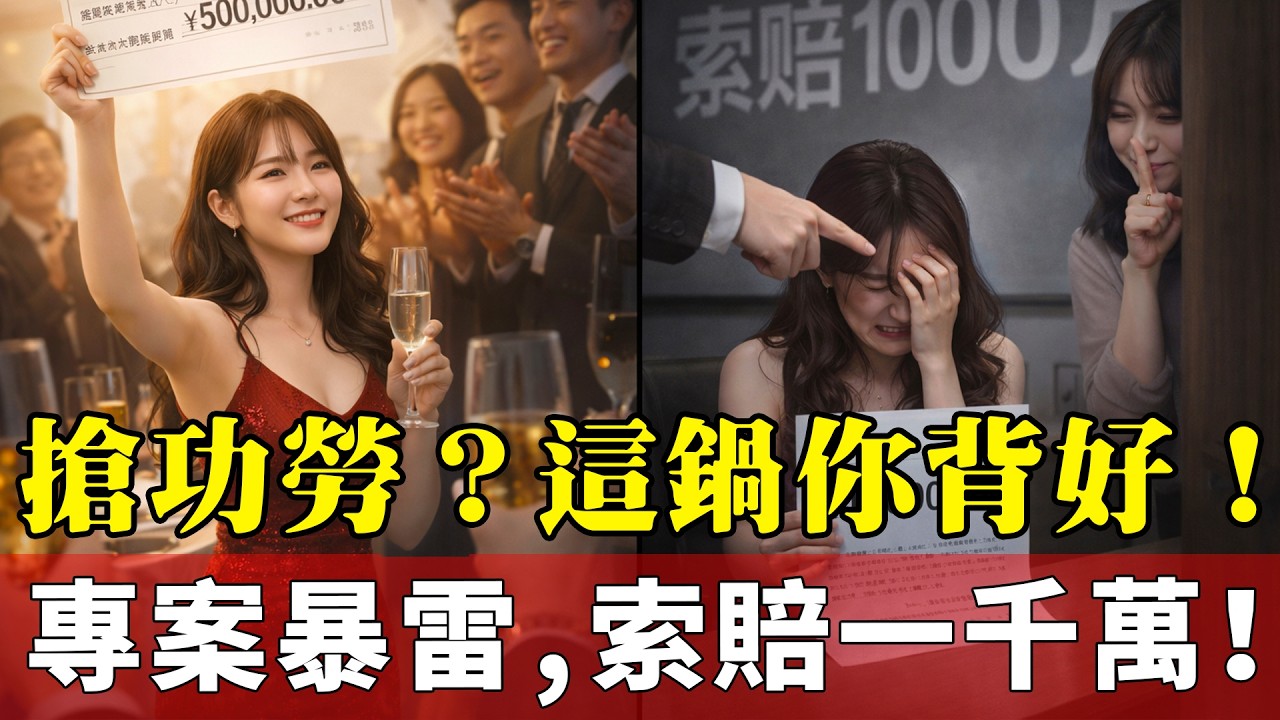 「這專案是我獨立完成的，跟你沒關係！」關係戶搶走50萬獎金，卻不知她即將背負千萬債務！#職場爽文 #打臉 #關係戶