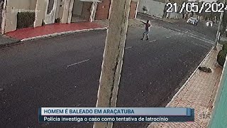 Imagens Mostram Homem Sendo Baleado Dentro De Casa Em Araçatuba