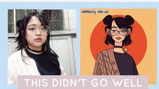 recreating the avatar that i made on picrew