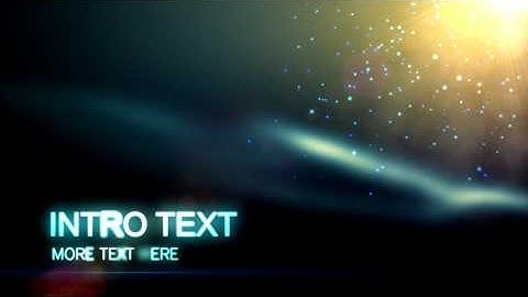 Ethereal Intro (After effects Template)