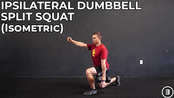 Ipsilateral Dumbbell Split Squat (Isometric)