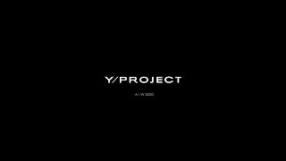 Y/PROJECT AW20 MENSWEAR