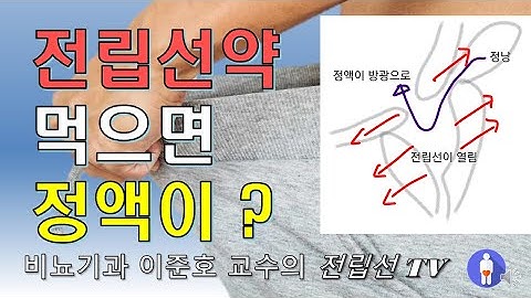 전립선 약 (알파차단제)으로 정액이 감소할 수 있습니다.