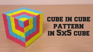 5x5 cube patterns || cube in cube pattern