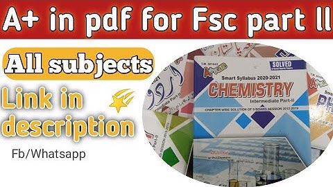 A+plus in pdf| ptb uptodates| Fsc part 2| All subjects