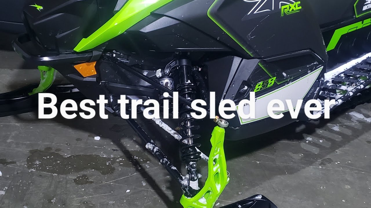 arctic catalyst 858 rxc dominates thick bush trails - YouTube