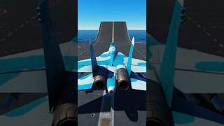 Su-33 Takes Off with Wings Folded and BREAKS the Sound Barrier #su33 #physics #viral