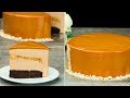 Entremet de plátanos, caramelo y glaseado de espejo:¡El postre más suave y delicioso! | Gustoso. TV