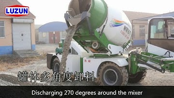 How to produce concrete with a self loading mixer?