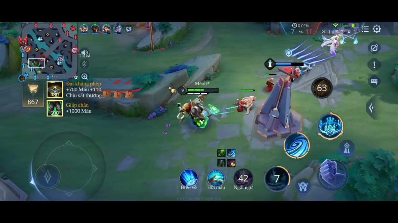 Đối thủ thích chơi khống chế thì mình chơi tướng giải khống chế thôi