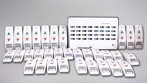 Wireless attendant calling system, FORBIX SEMICON, remote control, indicator receiver