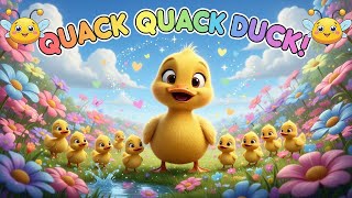 Quack Quack Yellow Duck 🦆 | Cute Animal Nursery Rhyme for Kids | Fun Learning Song | Ting Ting Bee🐝 screenshot 2