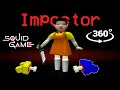 If SQUID GAME DOLL was the Impostor 🚀 Among Us Minecraft 360°