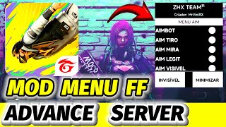 Hack Free Fire Servidor Avançado Zhx Team V11 Grátis Mod Menu Free Fire Advance Server Ob51
