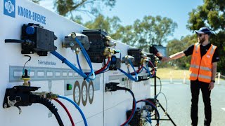Electronic vs Pneumatic Braking - Knorr-Bremse TRM and TEBS Demo