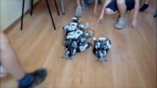Robopartans NXT Touch Sensor and Motors