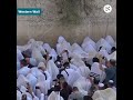 Thousands of Jewish worshipers hold priestly blessing at Western Wall