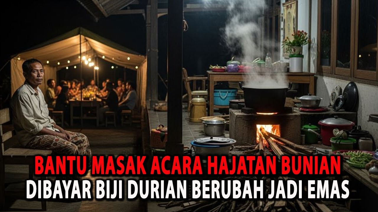 BANTU ACARA HAJATAN ORANG BUNIAN DI BERI UPAH BIJI DURIAN BERUBAH JADI EMAS