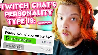 I Made Twitch Chat Take a Personality Test...