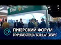 Международный экономический форум: открытие стенда "Большая Сибирь"