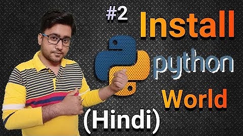 Install Python and Pycharm || Python tutorial for absolute beginners in Hindi || #2