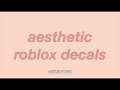 Aesthetic roblox decals   aestaethic