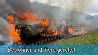 🚒 🚓 Vollbrand von Bauernhof in Alpbach🔥🚑