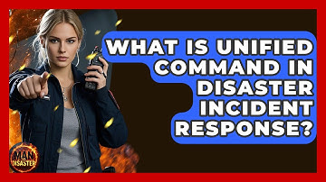 What Is Unified Command In Disaster Incident Response? - Man vs. Disaster