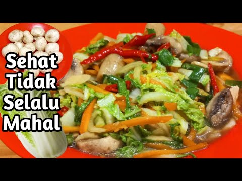 Resep Sayur Sawi Putih Jamur Kancing