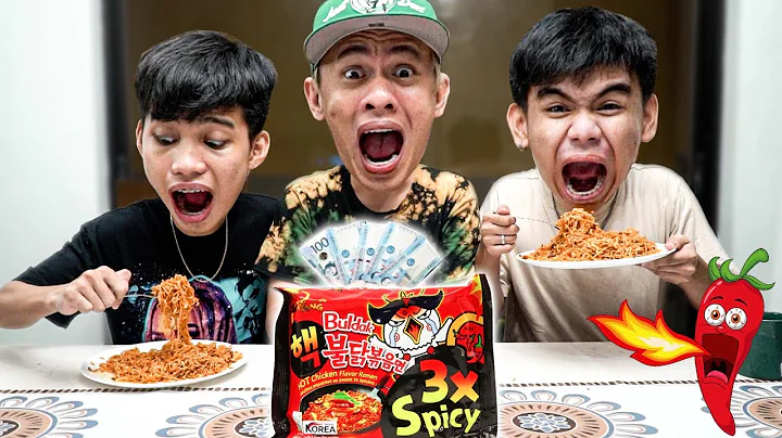 EXTREME SPICY NOODLES X4 CHALLENGE YOU WIN 5,000 P...
