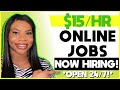 ✅ *NOW HIRING!!* $15/hr Work-From-Home Jobs! Little Experience + 24/7 Hours Available! Starts Soon!