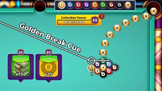 8 ball pool - Golden Break Cue 🤯 150 Cash And 15 Scratcher CCP Level 89 Miami 9 ball pool screenshot 4