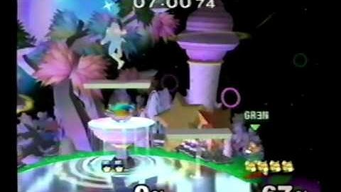 DDRKirby(ISQ) - 3-23,24-11 - SSBM - #107 - Green(Fox) vs. Blue(Falcon).MPG