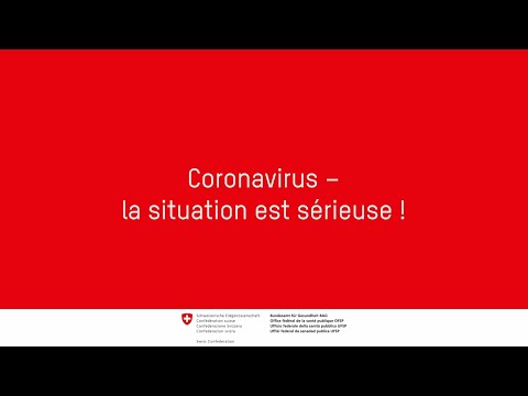 Coronavirus - La situation est sérieuse ! Coronavirus - La situation est sérieuse !