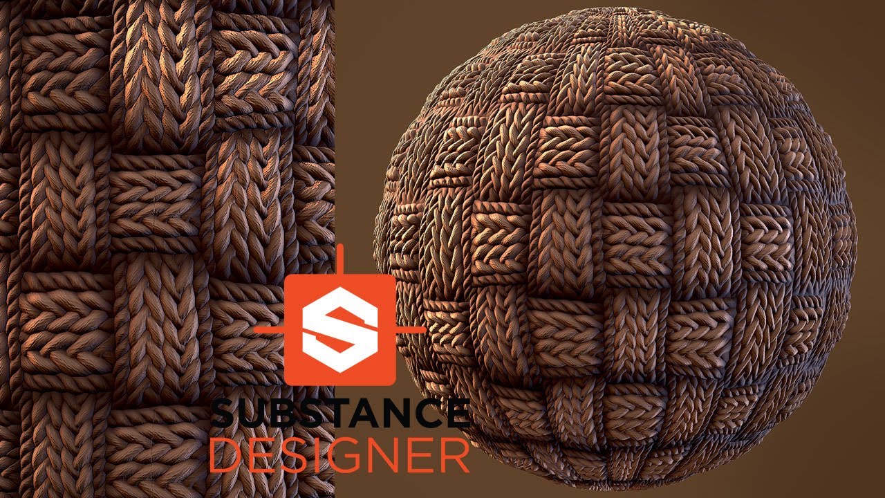 Making Stylized Rope Weave Pattern in Substance Designer - YouTube