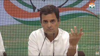 Rahul Gandhi accuses media of being soft on PM Modi, mocks ‘cloud’ comment