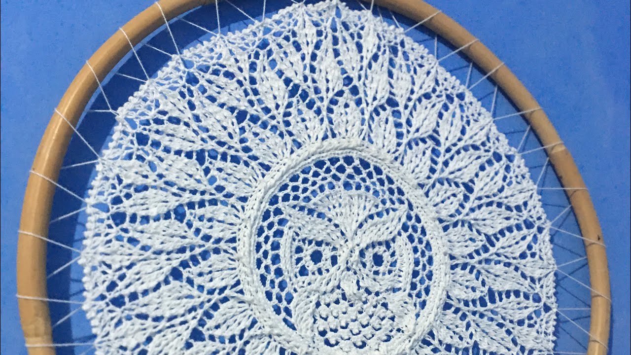 3D Owl doily crochet |Part3| - YouTube