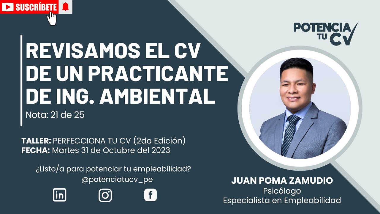 Curriculum Vitae De Un Estudiante De Ingenieria Ambiental