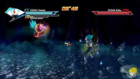SSGSS Goku VS SSGSS Vegeta DBXenoverse GamePlay! - DLC PACK #3 @DBZanto w/ Luzukie