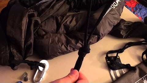DD frontline hammock modification for a faster setup. Part 2