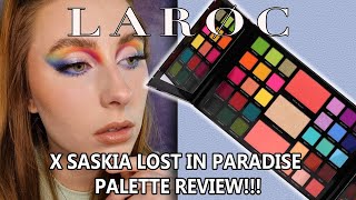 LAROC PRO X SASKIA LOST IN PARADISE!!! SWATCHES, TUTORIAL & REVIEW | LOTTIE LOVESS screenshot 2