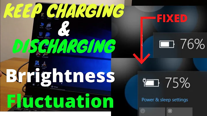Laptop Battery keeps Charging & Discharging when Plugged in/charger plugged in not charging problem