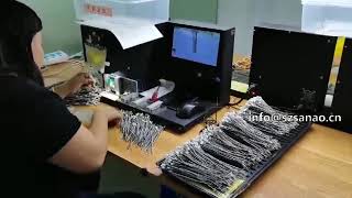 Wiring Harness Color Sequence Detector with short circuit and open circuit testing function